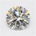 Lab Grown Diamond 3.02 Carats, Round with Ideal Cut, F Color, VVS2 Clarity and Certified by IGI