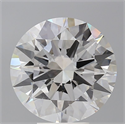 Lab Grown Diamond 6.53 Carats, Round with Excellent Cut, E Color, VVS1 Clarity and Certified by IGI