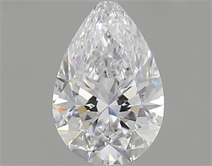 Picture of Natural Diamond 0.52 Carats, Pear with  Cut, D Color, VS1 Clarity and Certified by GIA