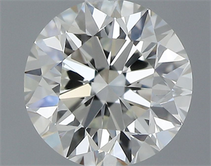 Picture of Natural Diamond 0.70 Carats, Round with Very Good Cut, J Color, IF Clarity and Certified by GIA