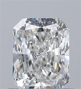 Picture of Natural Diamond 0.61 Carats, Radiant with  Cut, G Color, VVS1 Clarity and Certified by GIA