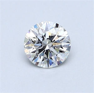 Picture of Natural Diamond 0.55 Carats, Round with Excellent Cut, G Color, SI1 Clarity and Certified by GIA