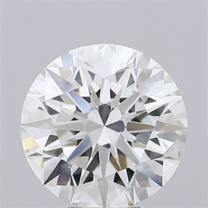 Picture of Lab Grown Diamond 6.00 Carats, Round with Ideal Cut, G Color, VVS2 Clarity and Certified by IGI