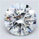 Natural Diamond 4.01 Carats, Round with Excellent Cut, E Color, SI1 Clarity and Certified by GIA