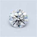 Diamante Natural 0.51 quilates, Redondo , Color H, claridad VVS2 y certificado GIA