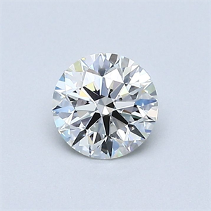 Foto Diamante Natural 0.51 quilates, Redondo , Color H, claridad VVS2 y certificado GIA de