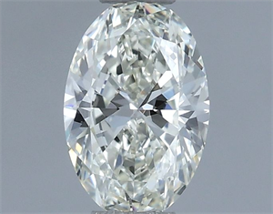 Foto Diamante Natural 0.51 quilates, Ovalado , Color I, claridad VVS1 y certificado IGI de