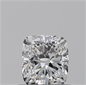 Diamante Natural 0.70 quilates, Del cojín , Color F, claridad VS2 y certificado GIA