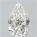 Natural Diamond 0.92 Carats, Pear with  Cut, H Color, SI1 Clarity and Certified by GIA