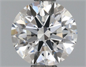 Lab Grown Diamond 1.09 Carats, Round with Ideal Cut, E Color, VVS2 Clarity and Certified by IGI