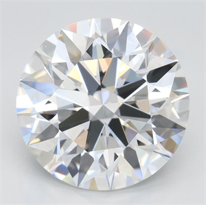 Picture of Lab Grown Diamond 4.44 Carats, Round with Excellent Cut, D Color, VVS1 Clarity and Certified by GIA