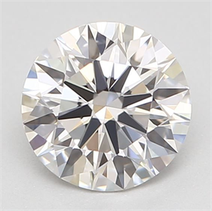 Picture of Natural Diamond 0.53 Carats, Round with Excellent Cut, H Color, VVS1 Clarity and Certified by GIA