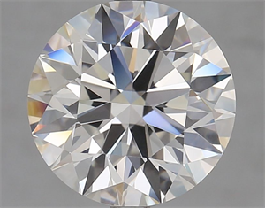 Picture of Lab Grown Diamond 4.58 Carats, Round with Ideal Cut, F Color, VVS1 Clarity and Certified by IGI