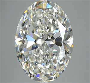 Picture of Natural Diamond 5.13 Carats, Oval with  Cut, G Color, VVS2 Clarity and Certified by GIA