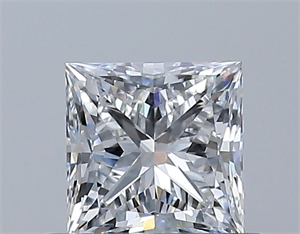 Foto Diamante Natural 0.50 quilates, Princesa , Color E, claridad VS1 y certificado GIA de