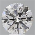 Lab Grown Diamond 5.52 Carats, Round with Ideal Cut, E Color, VS1 Clarity and Certified by IGI