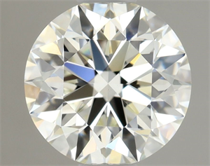 Picture of Natural Diamond 0.78 Carats, Round with Excellent Cut, J Color, VS2 Clarity and Certified by GIA