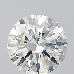 Foto Diamante Natural 2.50 quilates, Redondo , Color H, claridad SI1 y certificado GIA de