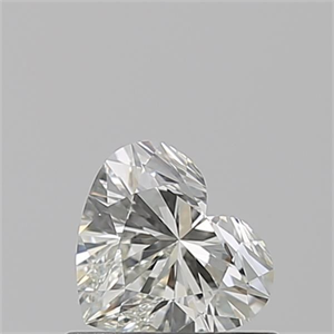 Picture of Natural Diamond 0.59 Carats, Heart with  Cut, J Color, VS2 Clarity and Certified by GIA