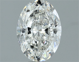 Picture of Natural Diamond 1.40 Carats, Oval with  Cut, H Color, SI2 Clarity and Certified by GIA