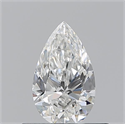Natural Diamond 0.50 Carats, Pear with  Cut, F Color, VS2 Clarity and Certified by GIA