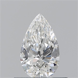 Picture of Natural Diamond 0.50 Carats, Pear with  Cut, F Color, VS2 Clarity and Certified by GIA
