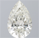 Natural Diamond 5.02 Carats, Pear with  Cut, H Color, VS2 Clarity and Certified by IGI