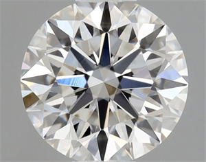 Picture of Natural Diamond 0.43 Carats, Round with Excellent Cut, F Color, VS1 Clarity and Certified by GIA