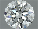 Diamante Natural 0.70 quilates, Redondo , Color J, claridad VVS2 y certificado IGI