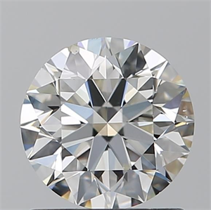 Picture of Natural Diamond 0.90 Carats, Round with Excellent Cut, I Color, SI2 Clarity and Certified by GIA
