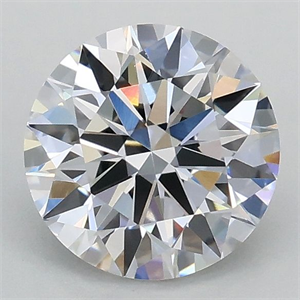 Picture of Lab Grown Diamond 1.08 Carats, Round with Ideal Cut, D Color, VS1 Clarity and Certified by IGI