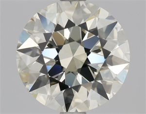 Picture of Natural Diamond 1.75 Carats, Round with Excellent Cut, L Color, IF Clarity and Certified by HRD