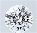 Lab Grown Diamond 4.05 Carats, Round with Ideal Cut, F Color, VS1 Clarity and Certified by IGI