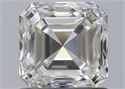 Diamante Natural 1.01 quilates, Asscher , Color I, claridad VS2 y certificado GIA