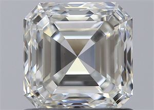 Foto Diamante Natural 1.01 quilates, Asscher , Color I, claridad VS2 y certificado GIA de