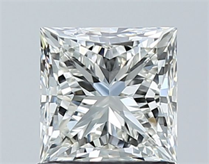 Picture of Natural Diamond 1.01 Carats, Princess with  Cut, I Color, VVS1 Clarity and Certified by GIA