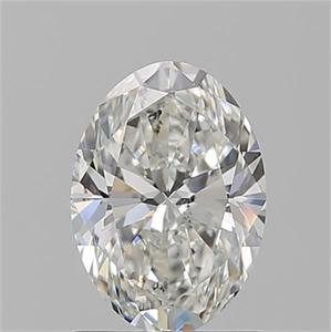 Picture of Natural Diamond 1.20 Carats, Oval with  Cut, H Color, SI2 Clarity and Certified by GIA