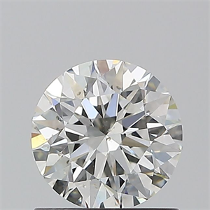 Picture of Natural Diamond 0.90 Carats, Round with Excellent Cut, H Color, SI1 Clarity and Certified by GIA