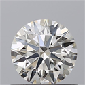 Natural Diamond 0.51 Carats, Round with Excellent Cut, F Color, VS1 Clarity and Certified by IGI