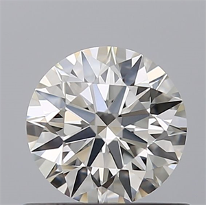 Picture of Natural Diamond 0.51 Carats, Round with Excellent Cut, F Color, VS1 Clarity and Certified by IGI