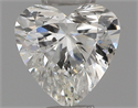Natural Diamond 0.33 Carats, Heart with  Cut, G Color, SI2 Clarity and Certified by IGI