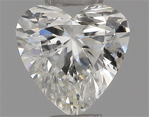 Foto Diamante Natural 0.33 quilates, Corazón , Color G, claridad SI2 y certificado IGI de
