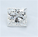 Diamante Natural 1.01 quilates, Princesa , Color F, claridad VS1 y certificado GIA