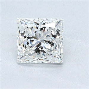 Foto Diamante Natural 1.01 quilates, Princesa , Color F, claridad VS1 y certificado GIA de
