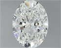 Diamante Natural 0.53 quilates, Ovalado , Color G, claridad VVS2 y certificado GIA