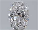 Natural Diamond 0.80 Carats, Oval with  Cut, D Color, IF Clarity and Certified by GIA