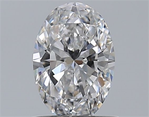 Picture of Natural Diamond 0.80 Carats, Oval with  Cut, D Color, IF Clarity and Certified by GIA