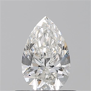 Picture of Natural Diamond 0.51 Carats, Pear with  Cut, G Color, VS2 Clarity and Certified by GIA