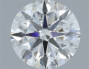 Picture of Natural Diamond 1.20 Carats, Round with Excellent Cut, H Color, SI2 Clarity and Certified by GIA
