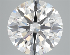 Picture of Lab Grown Diamond 7.10 Carats, Round with Ideal Cut, F Color, SI1 Clarity and Certified by IGI